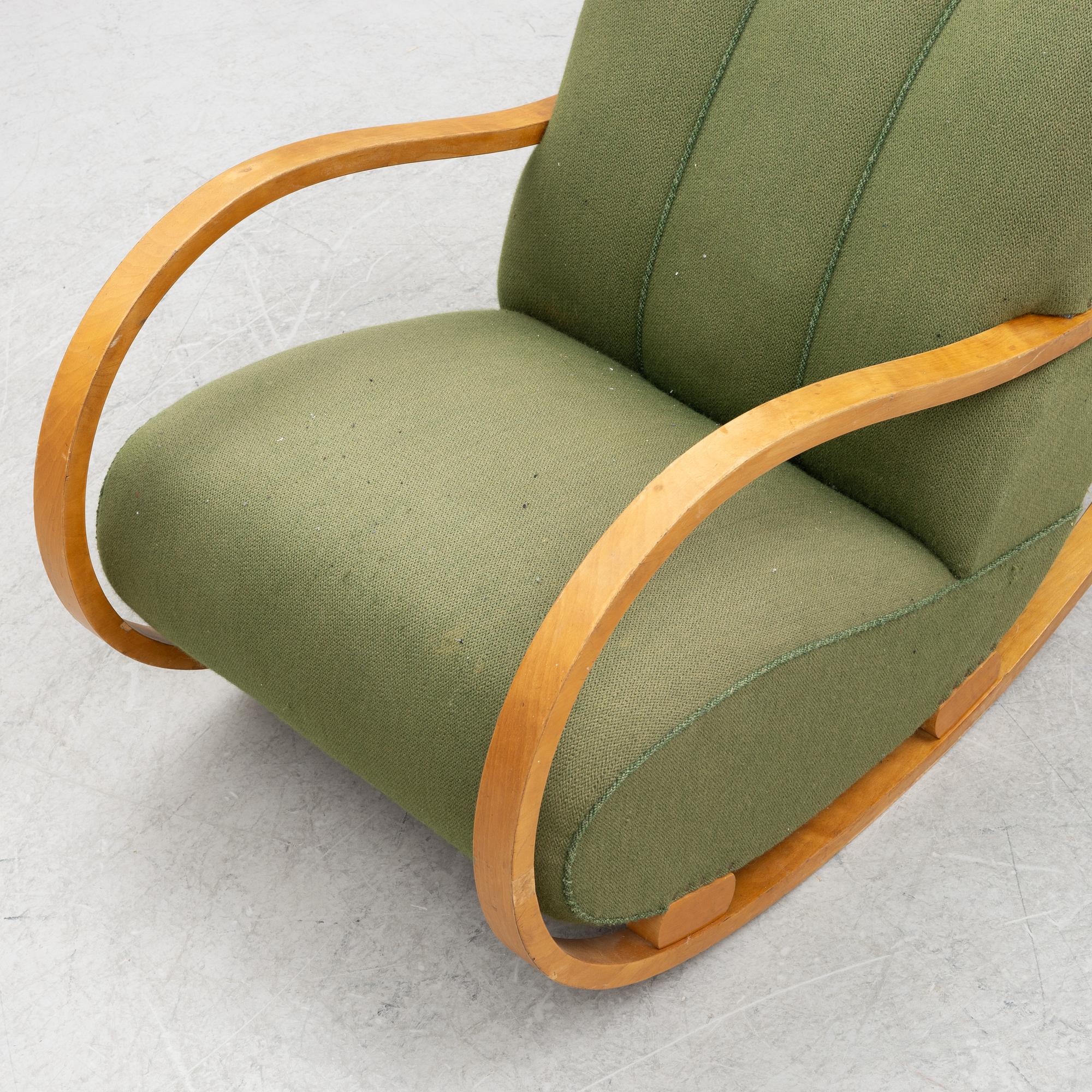 A Swedish Modern rocking chair, 1940s.