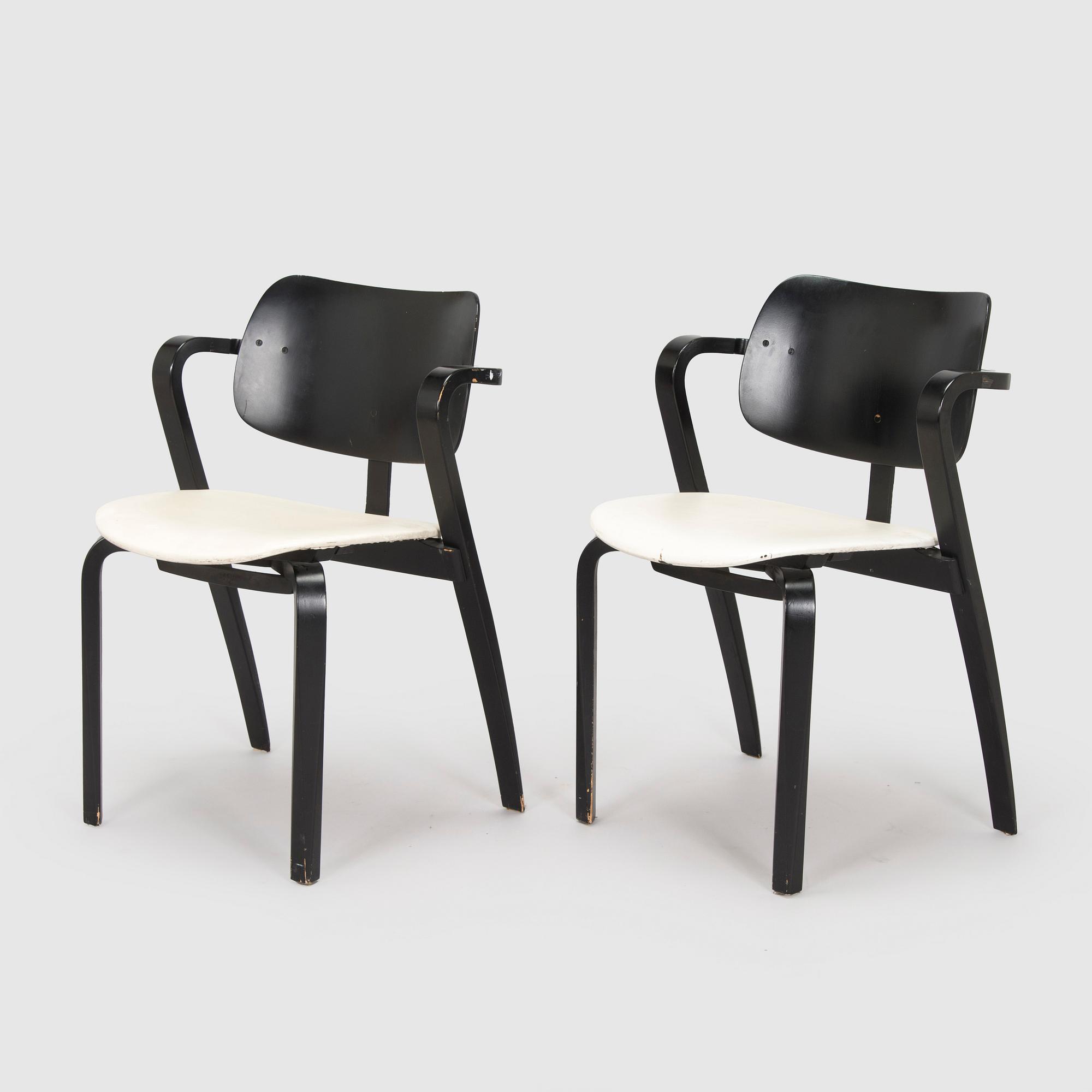 Ilmari Tapiovaara, a set of six 1960s 'Aslak' armchairs for Asko, Finland.