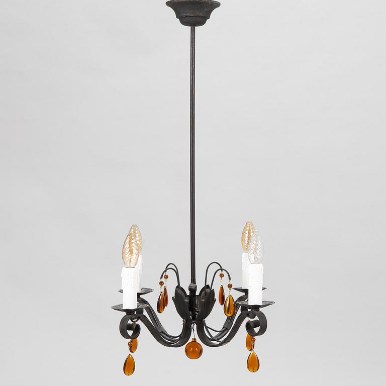Paavo Tynell, a 1920s/30s ceiling lamp model 1710 for Taito Finland.