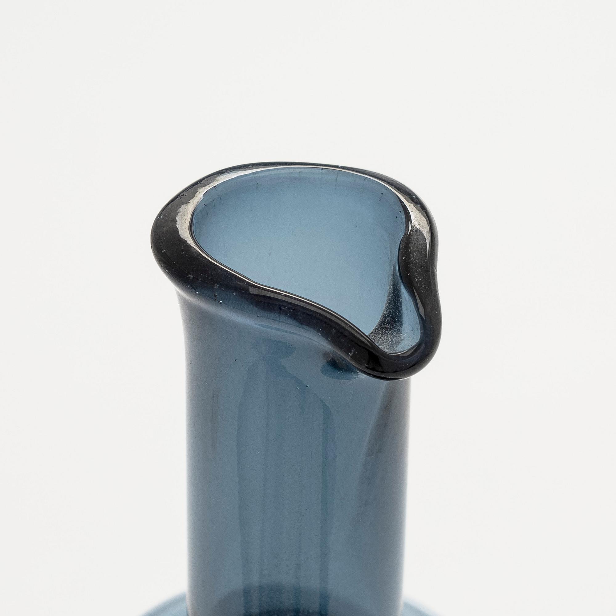 Nanny Still, a glass bottle, model 1734, signed Nanny Still Riihimäen Lasi O.Y.