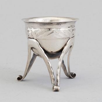 HUGO LUNDSTEDT, saltkar, silver, jugend, Göteborg, 1912.