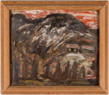 JOHANNES RIAN, oil on board, signed and dated 1936.