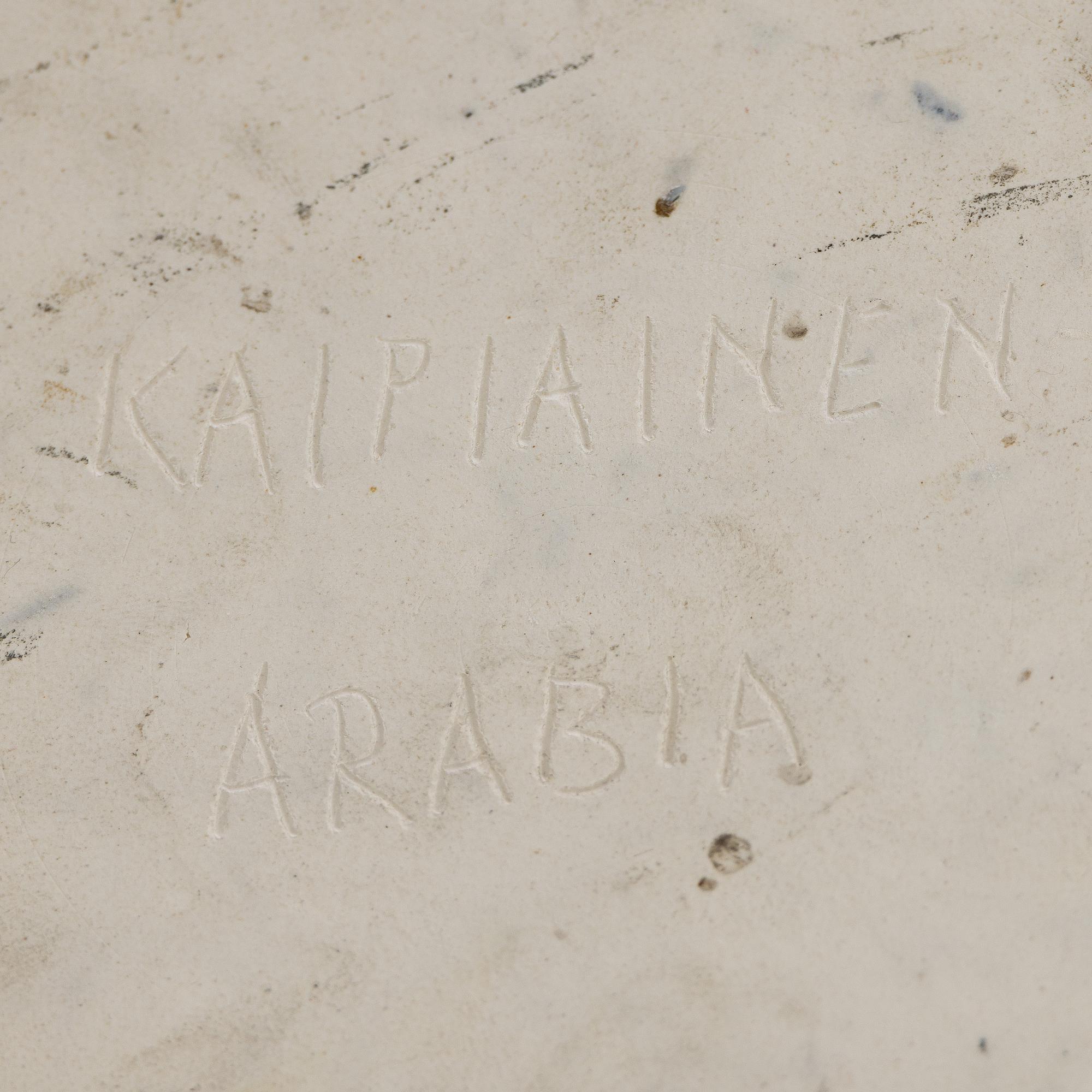Birger Kaipiainen, skulptur / bukett, signerad Kaipiainen Arabia.