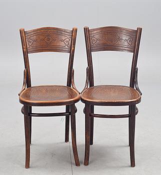 STOLAR, 6+2, bl a Thonet, 1900-talets första hälft.