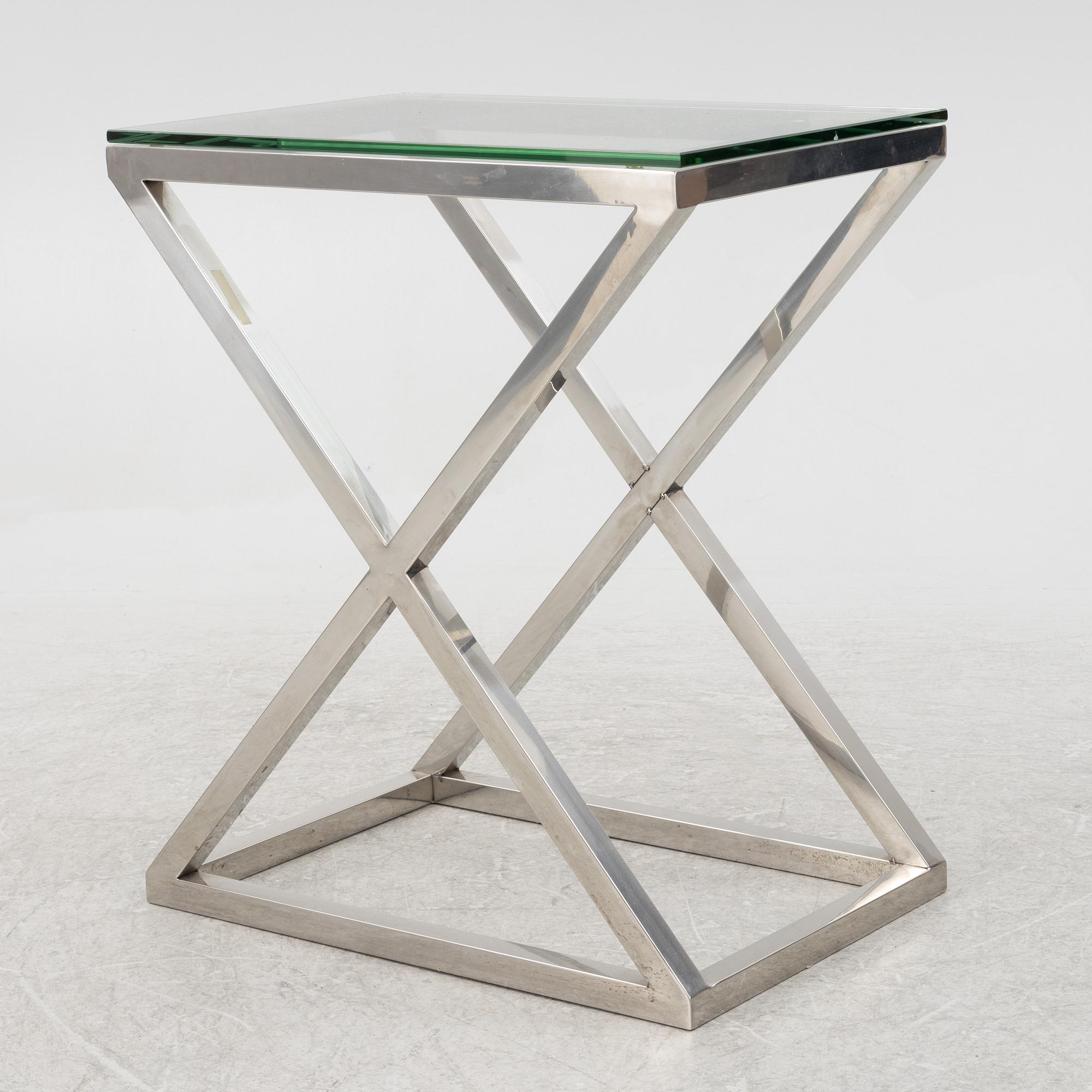 Eichholtz, side table, "Criss Cross", Netherlands, contemporary.