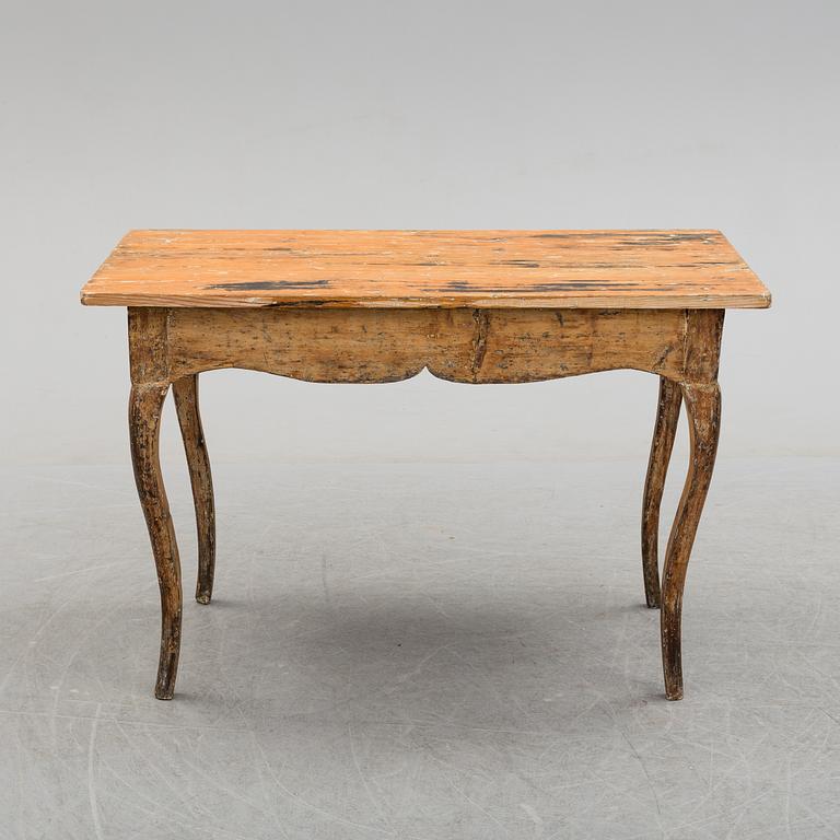 A mid 18th century rococo table.