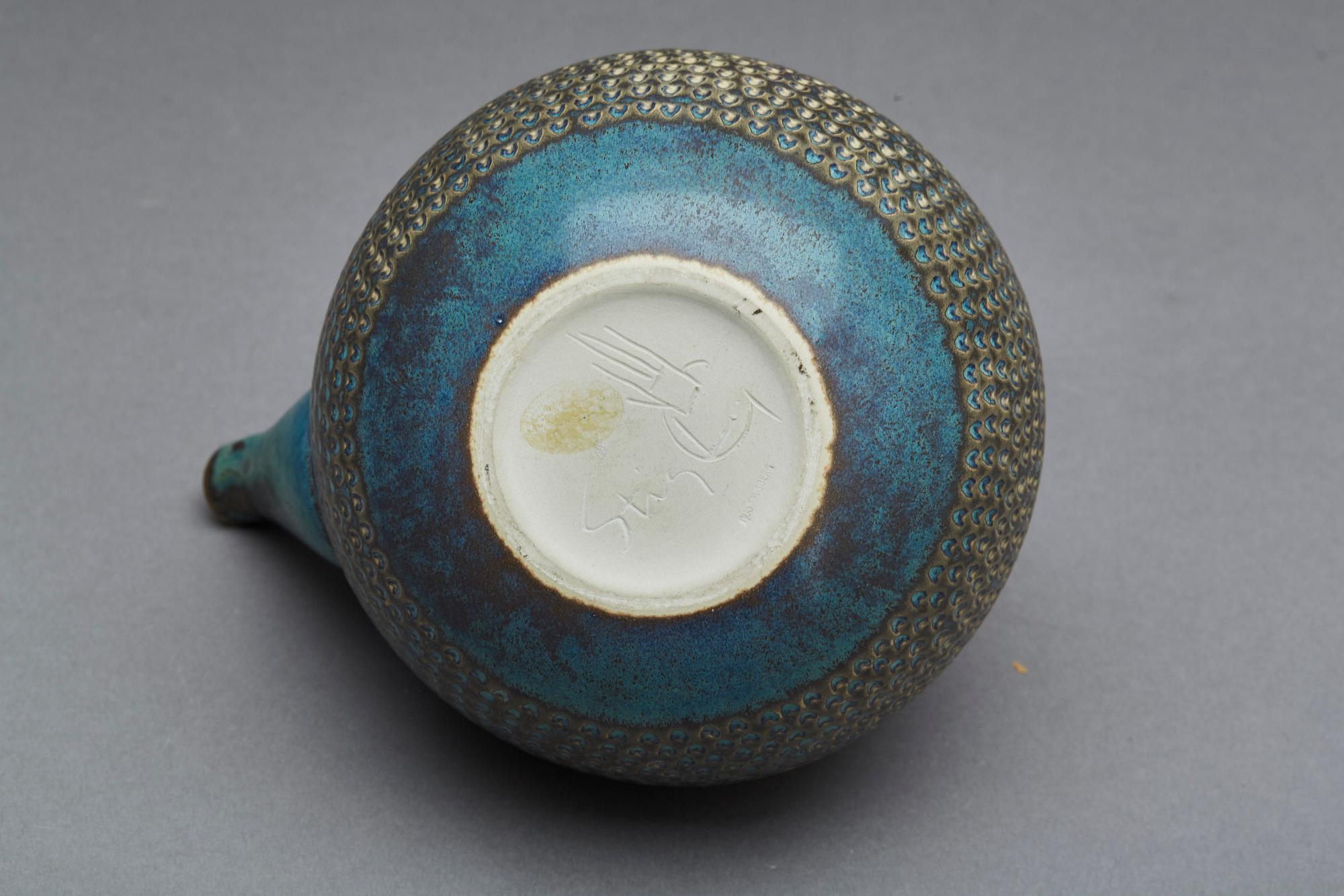 TEKANNA, stengods, Stig Lindberg, Gustavsbergs studio, 1900-talets andra hälft.