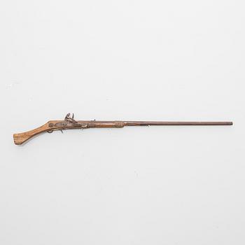 Kabyle rifle, flintlock, North Africa 18th / 19th century.