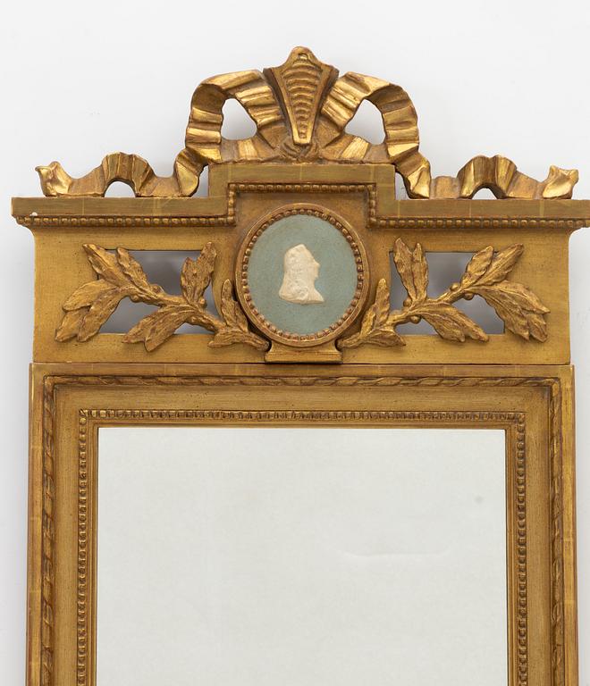 Mirror, Gustavian style, 20th century.