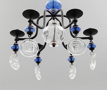 TAKKRONA, Erik Höglund, smide och glas.