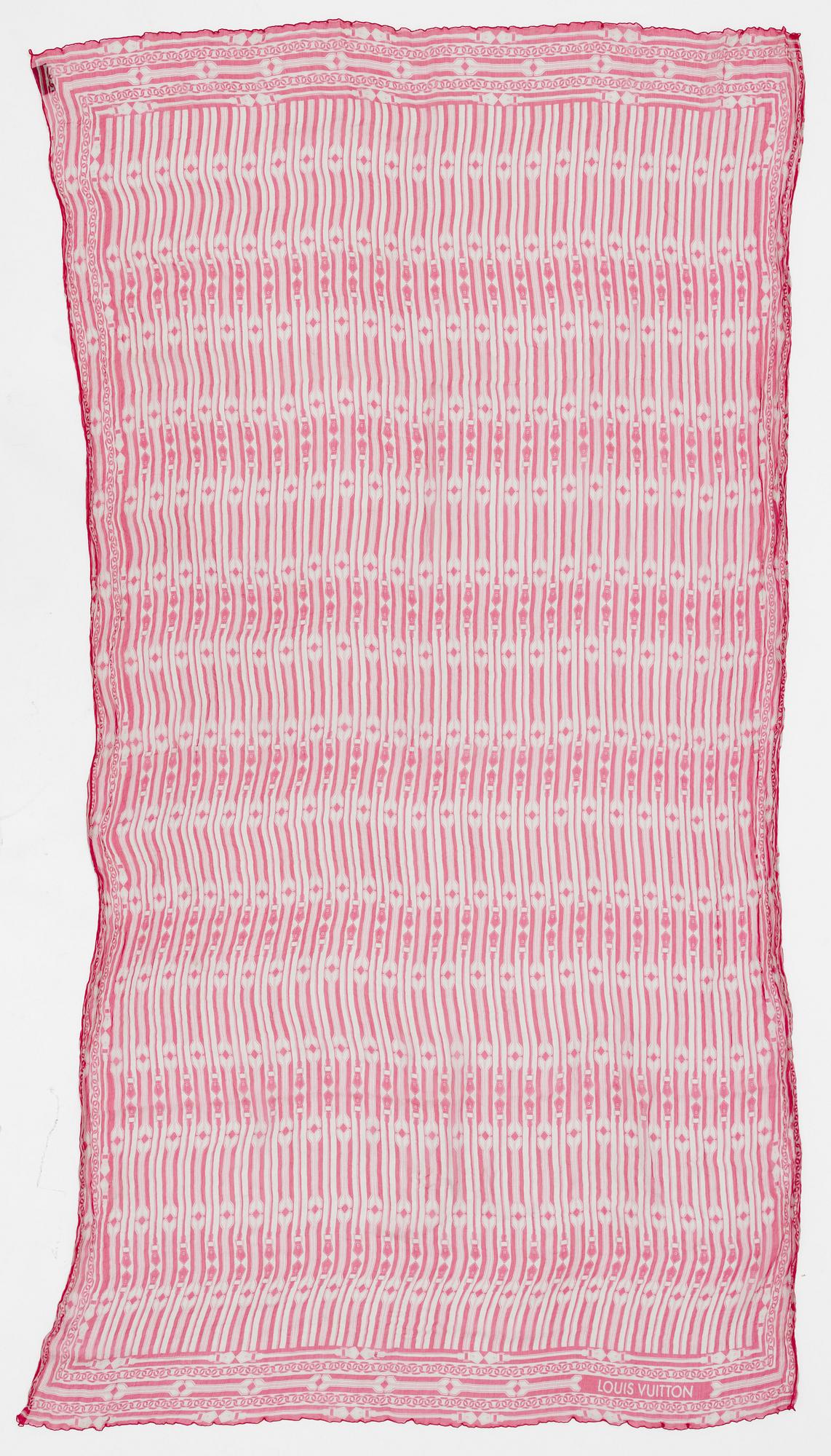 Louis Vuitton, a silk shawl.