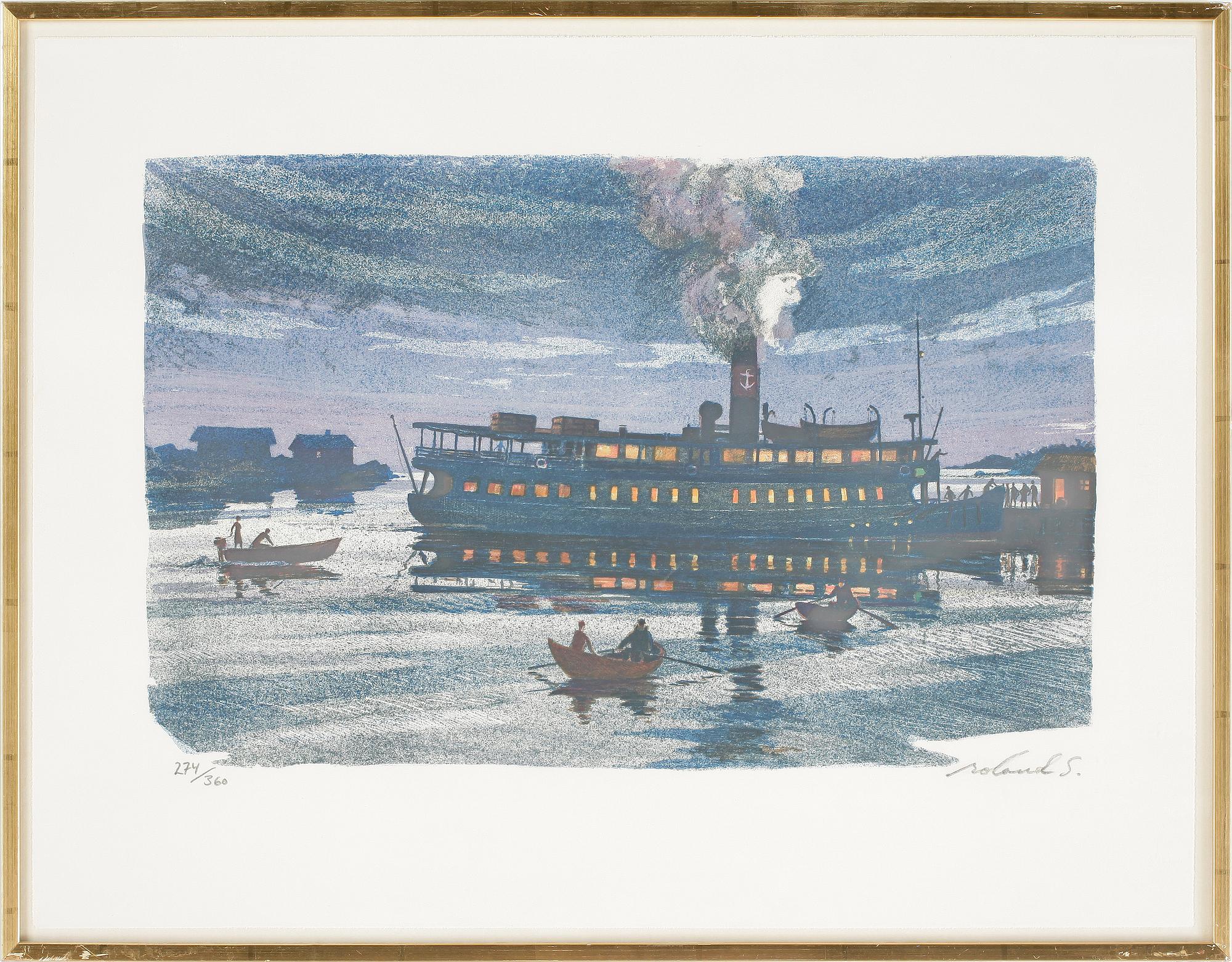 ROLAND SVENSSON, litografi, signerad och numrerad 274/360.