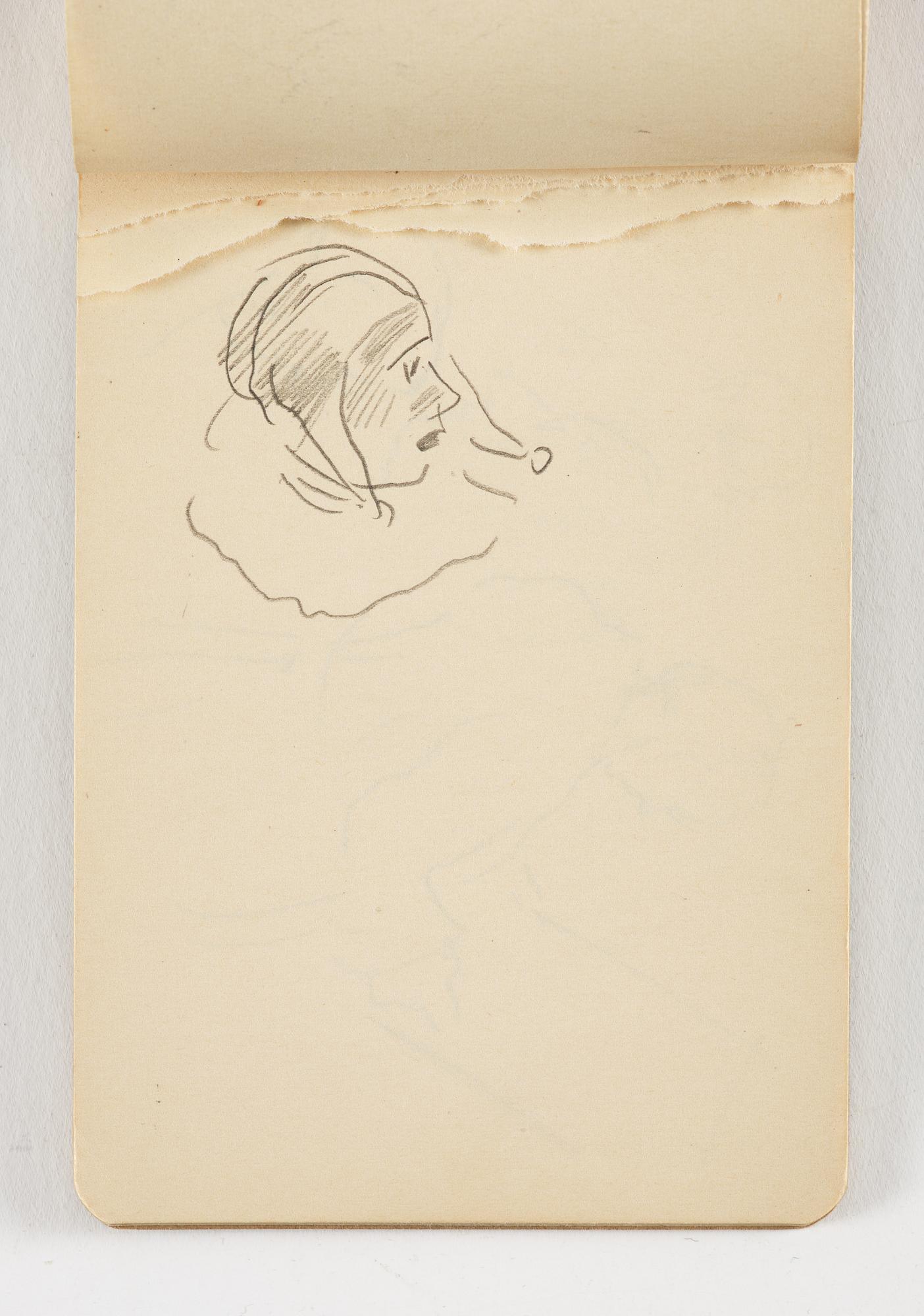 Lotte Laserstein, 10 små skissblock med teckningar.