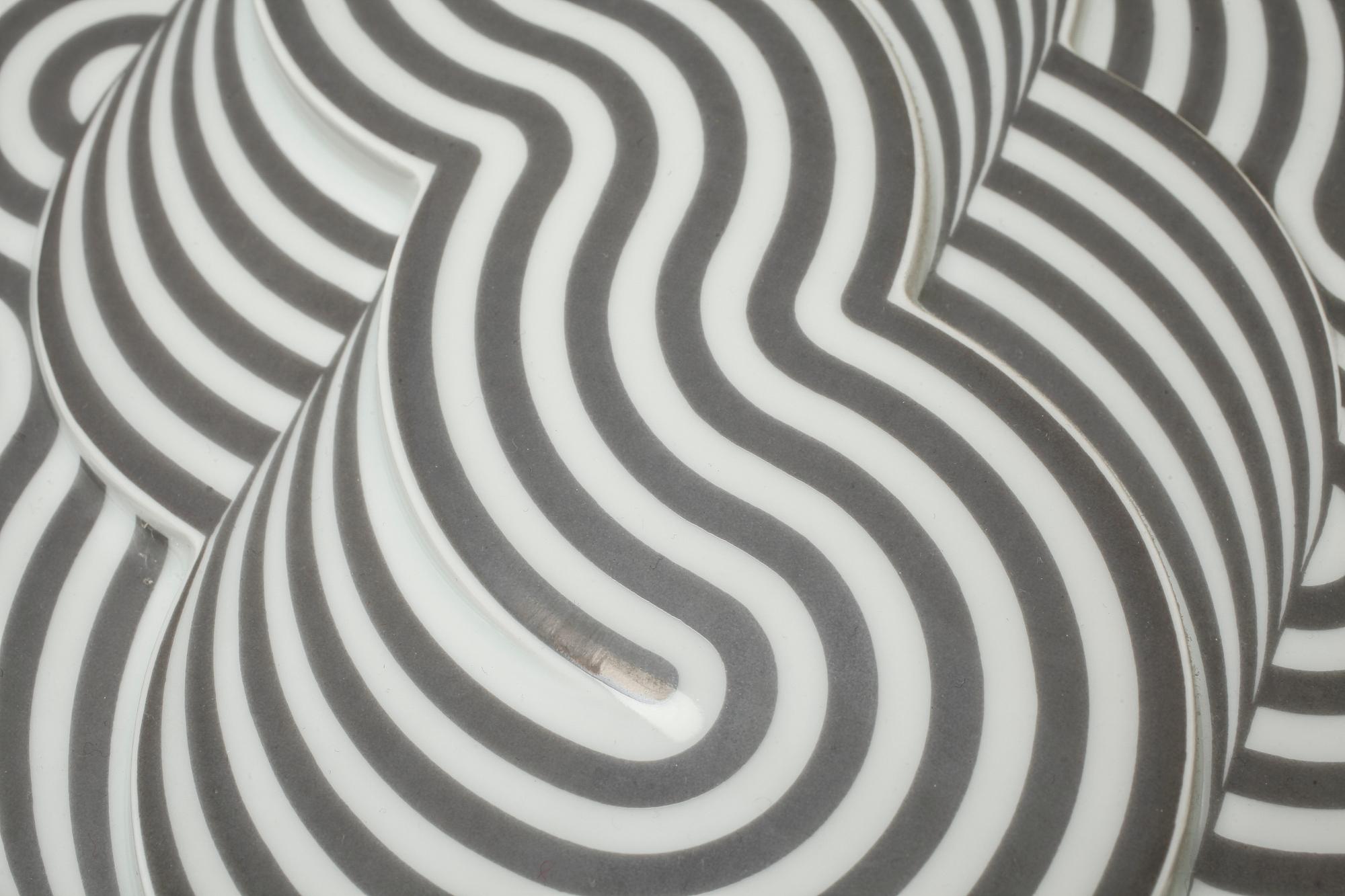 A wall decoration porcelain, Natale Sapone, Rosenthal, 1972.