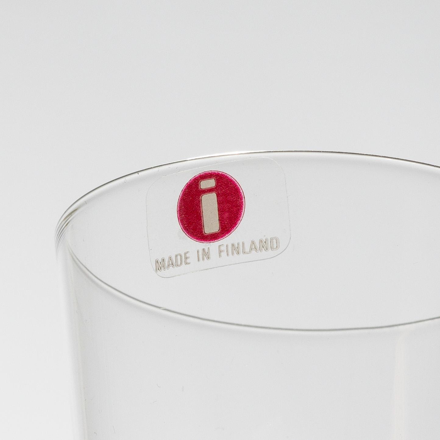 Heikki Orvola, a 111 pieces glass service, "Aurora", Nuutajärvi Notsjö, Arabia and Iittala, late 20th century.
