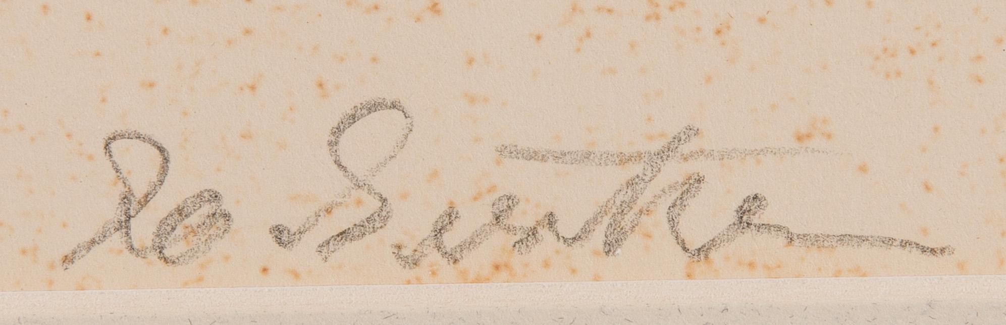 IB GEERTSEN, färglitografi, signerad och daterad IX 1971, numrerad 68/75.