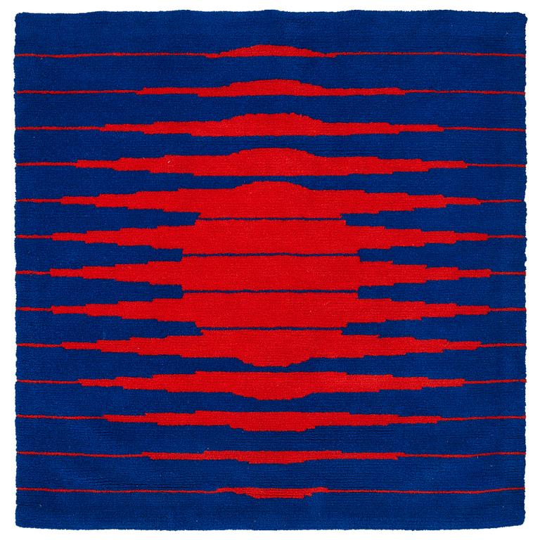 Victor Vasarely, A CARPET, "Capella 17", tufted, ca 181 x 180,5 cm, design: Victor Vasarely, OY FINNRYA AB.