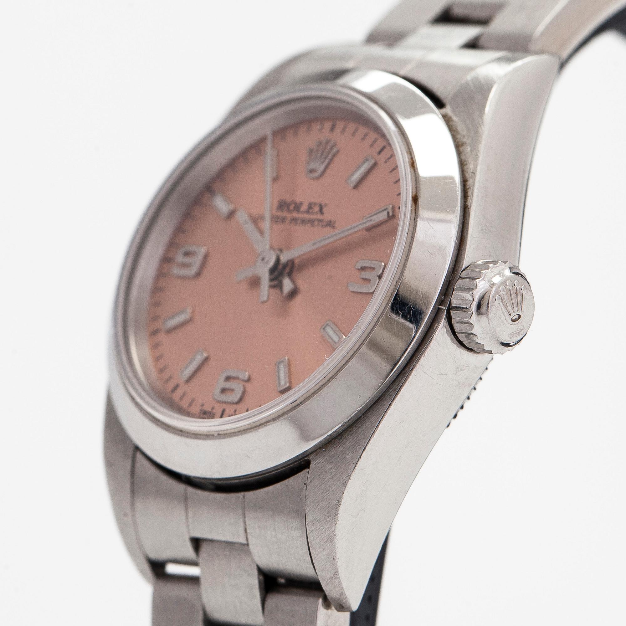 Rolex, Oyster Perpetual, rannekello, 25 mm.