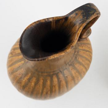 Gunnar Nylund, a set of two stoneware jugs, Rörstrand Sweden.