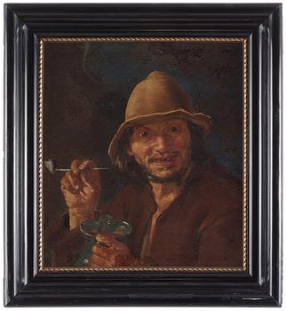 Bernhard Keilhau (Monsù Bernardo) Attributed to, Man with chalk pipe.