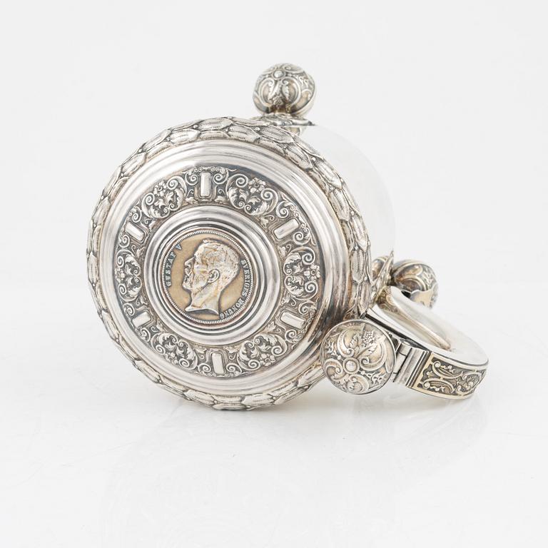 A Swedish Silver Tankard, mark of CG Hallberg, Stockholm 1952.