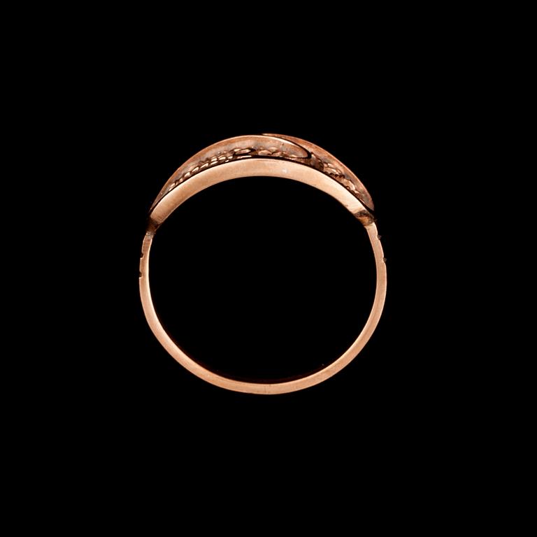 RING, guld 14K, sovjetiska stämplar. Paino 2,6 g.