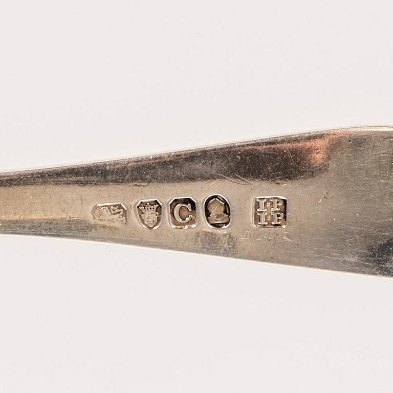 SÅSSLEV, silver, London 1798. Vikt 55 g.