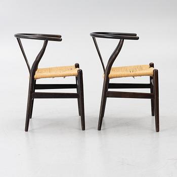 Hans J. Wegner, A pair, Y Chair / CH 24, Carl Hansen & Søn, Denmark.