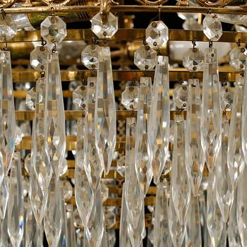 LJUSKRONA, empirstil, omkring 1900-talets mitt, höjd ca 80 cm.