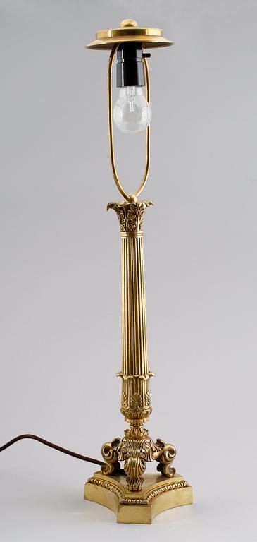 BORDSLAMPA, empirestil, 1800/1900-tal.
