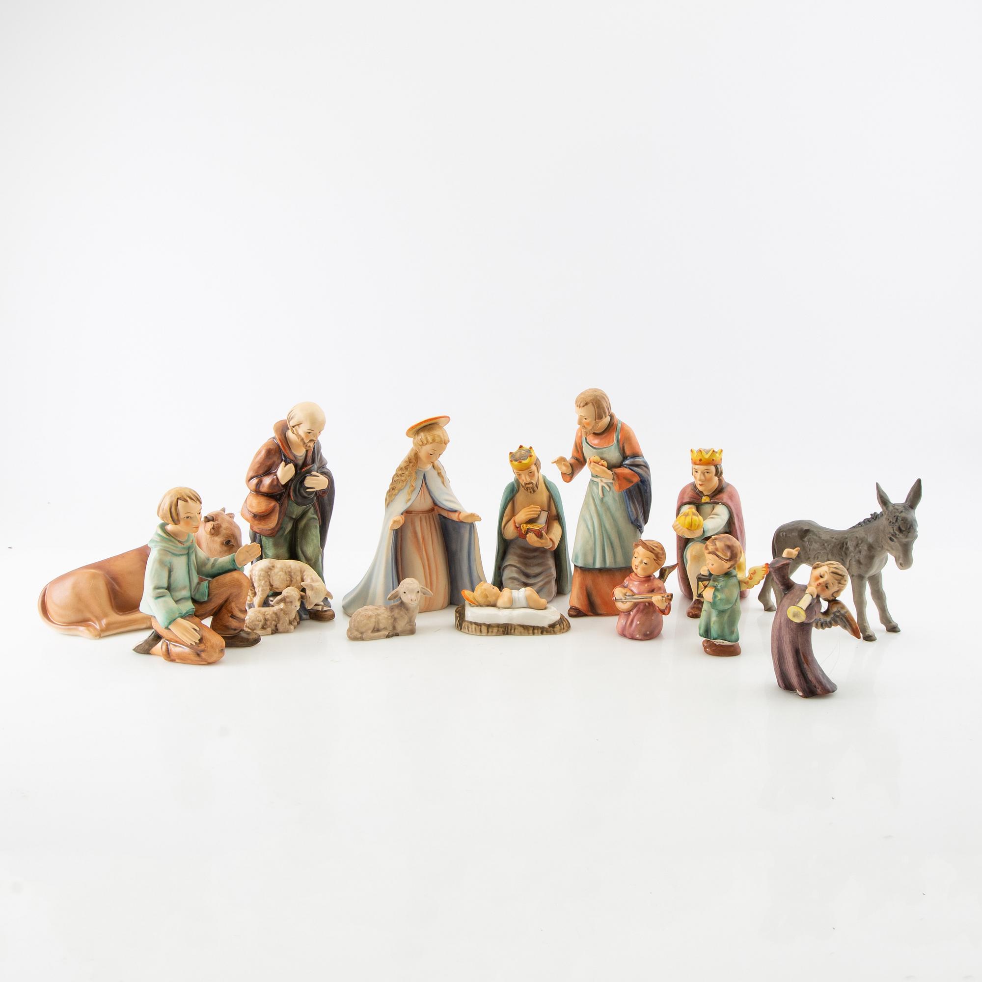 Krubb figures 13 pcs Goebel Tsykland numbered 0018/2000.