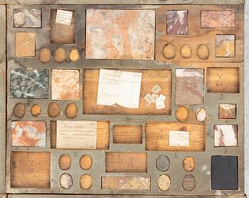 Stensamling, ca 263 delar, omkring år 1800.