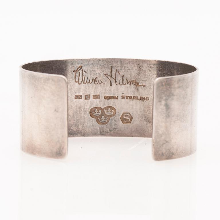 Wiwen Nilsson, Arm ring, sterling silver, Lund, 1969.