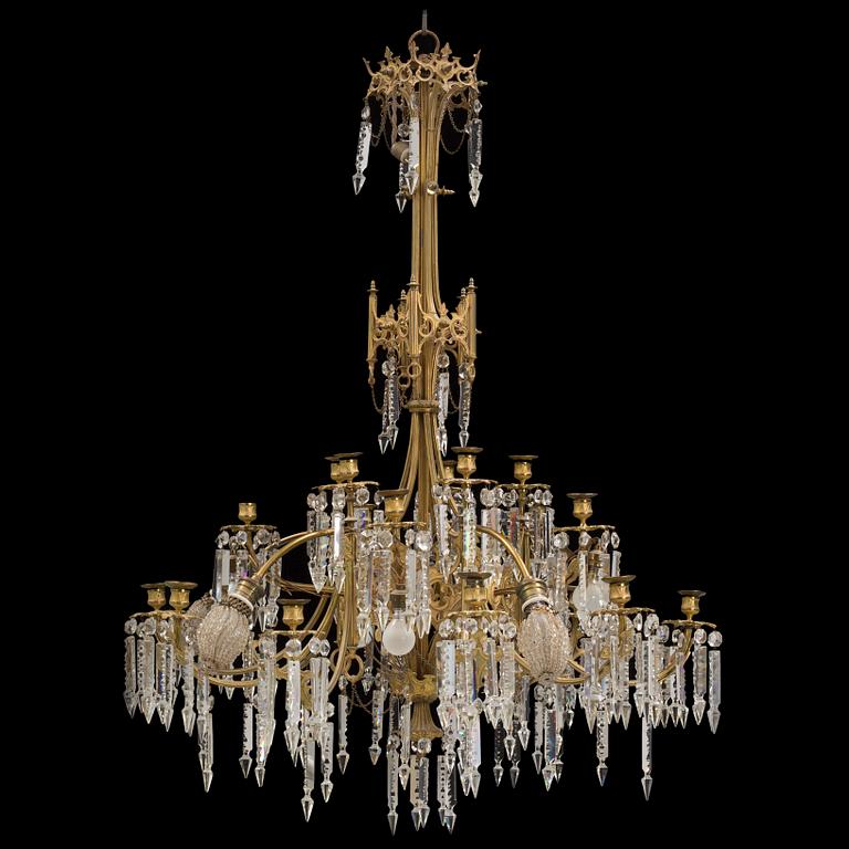 A mid 19th century chandelier.