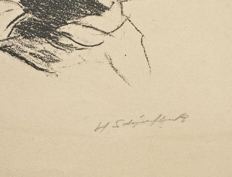 Helene Schjerfbeck, "Konfirmanden (Andakt)".