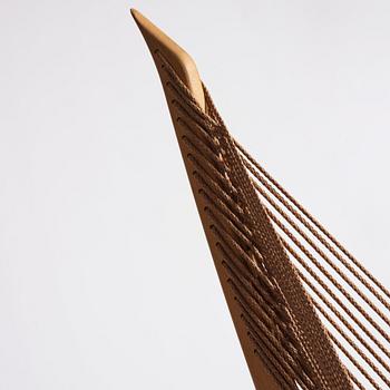 Jørgen Høvelskov, an ash 'Harp Chair', Denmark, post 1963.