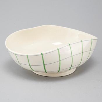 An earthenware tableware set of 62 pcs, 'Spaljé', designed by Wilhelm Kåge for Gustavsberg, around mid 20th century.