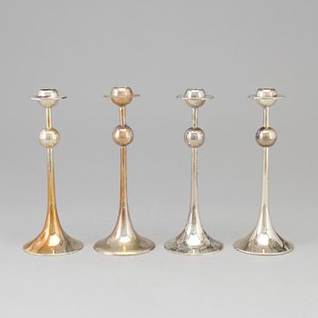 Four 'Saturnus' candlesticks by Kjell Engman for Gense.