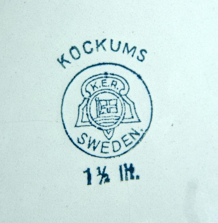 PARTI KOCKUMS, 11 delar, emalj, 1950-tal.