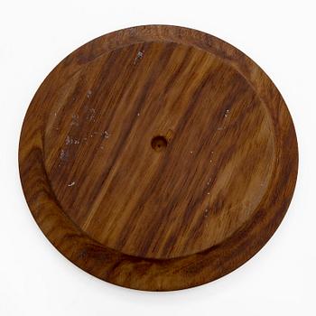 Aino Aalto, wooden base for a cheese dome, for Artek, mid-20th century.