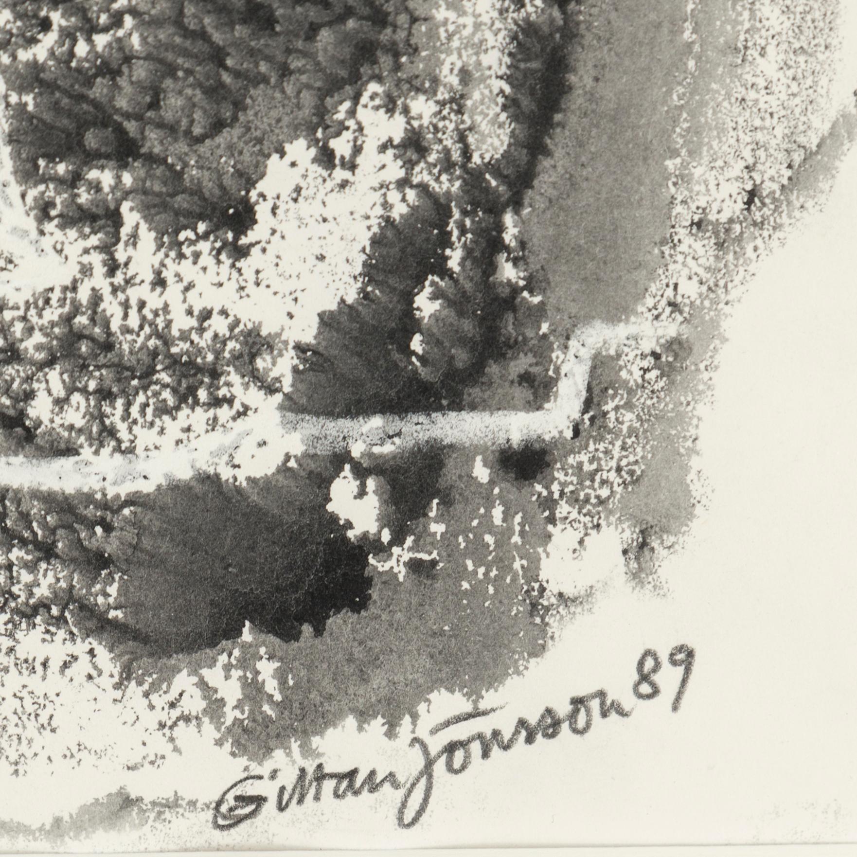 GITTAN JÖNSSON, blandteknik, signerad och daterad -89.