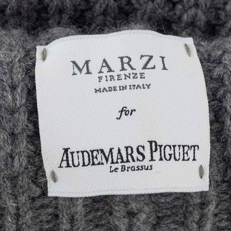 Marzi Firenze, for Audemars Piguet, hat, scarf, gloves.