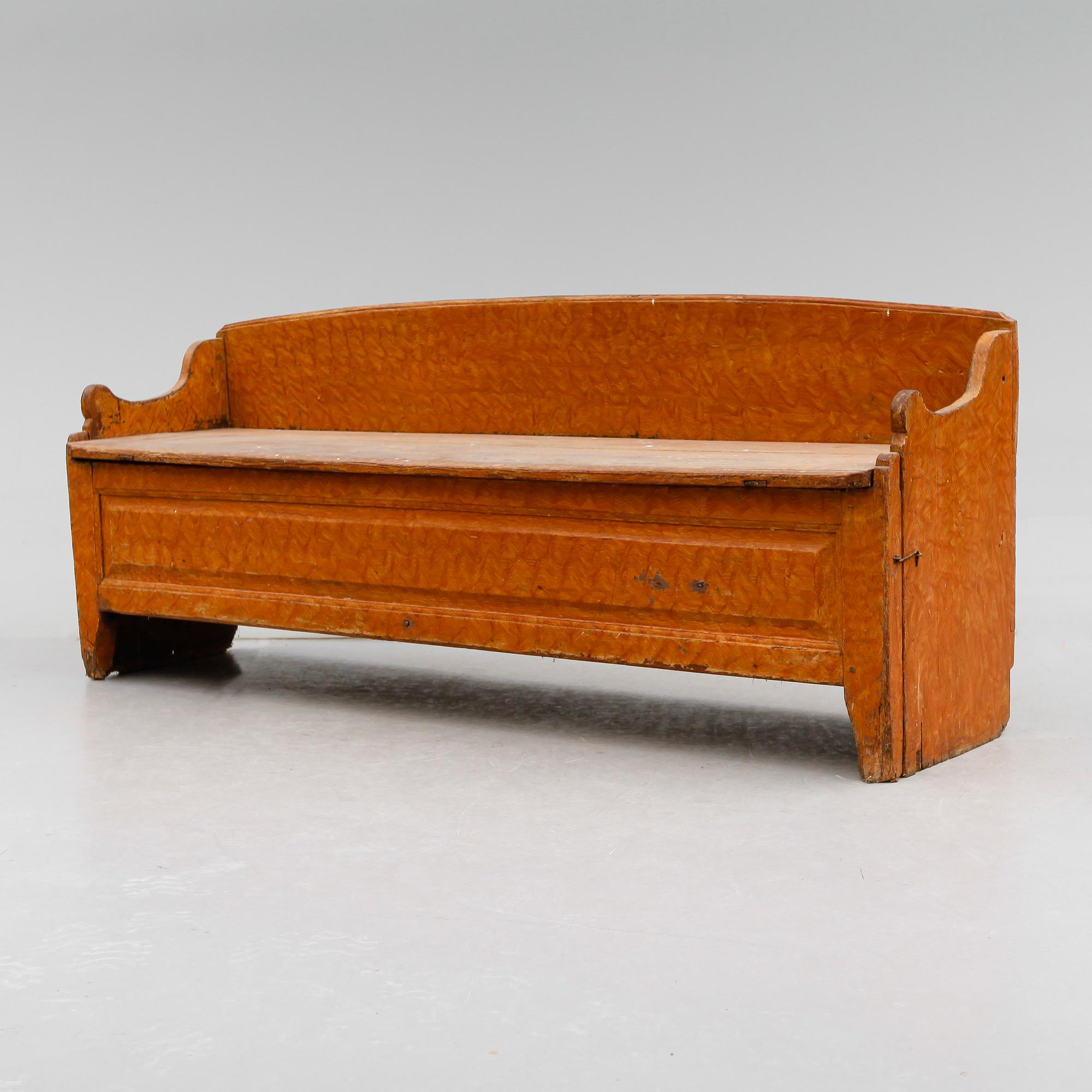 FÅLLBÄNK, allmoge, 1800-talets första hälft.