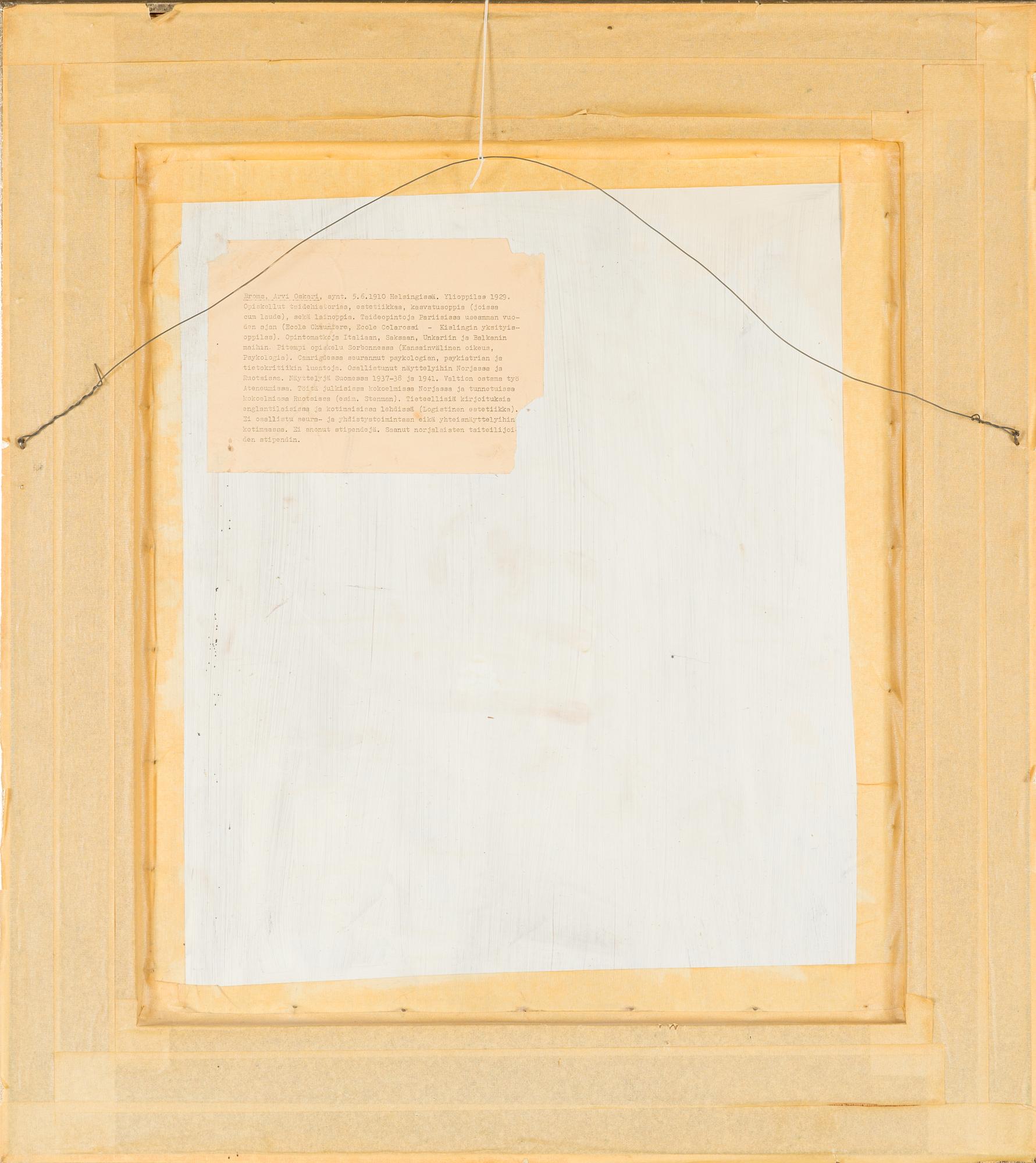 Arvid Broms, Kvinnofigur.