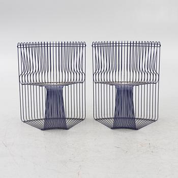 Verner Panton, "Pantonova", matbord och 6 stolar, Fritz Hansen, Danmark 1970-tal.