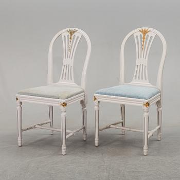 MATGRUPP, 11 delar, gustaviansk stil, 1900-talets andra hälft.