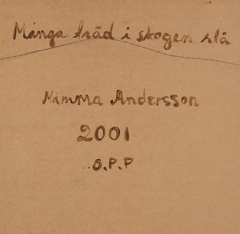 Mamma Andersson, "Många träd i skogen stå".