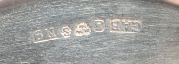 A set of 12 pcs of coasters silver, GAB, Stockholm, 1963,