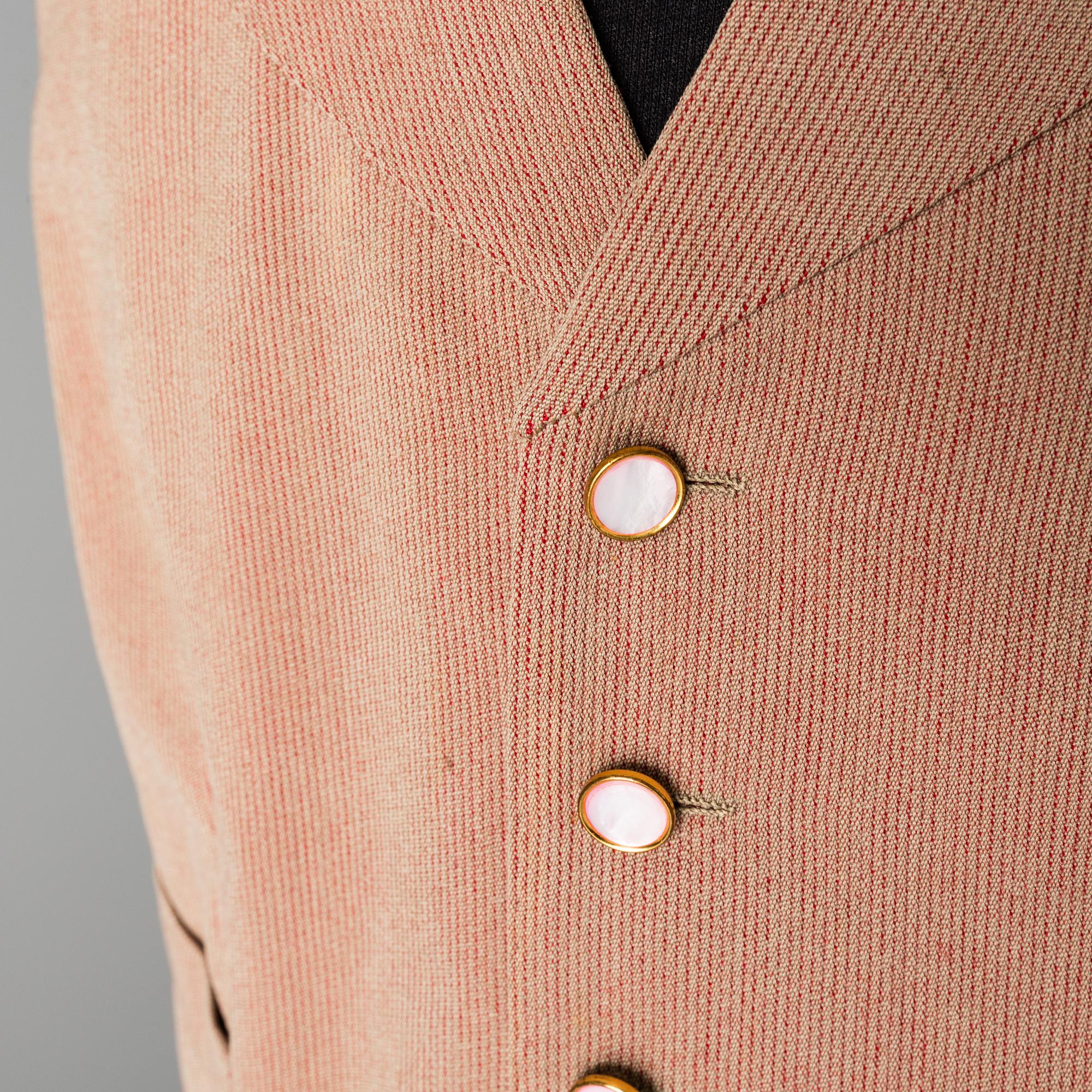 Five pieces of clothing owned by Kar de Mumma, second half of the 20th Century.