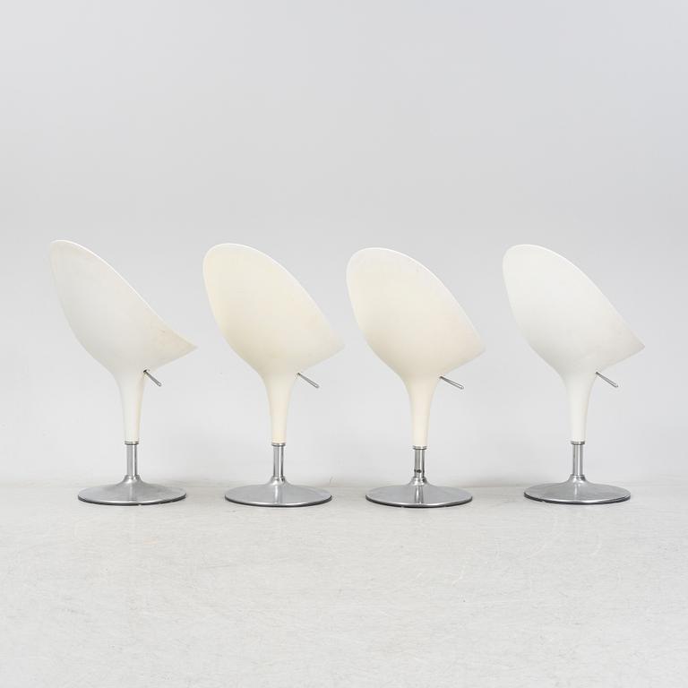Stefano Giovannoni, a set of four 'Bombo chair', bar chairs, Magis, Italy.